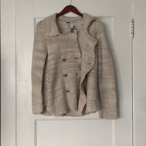 Free people sweater jacket size medium